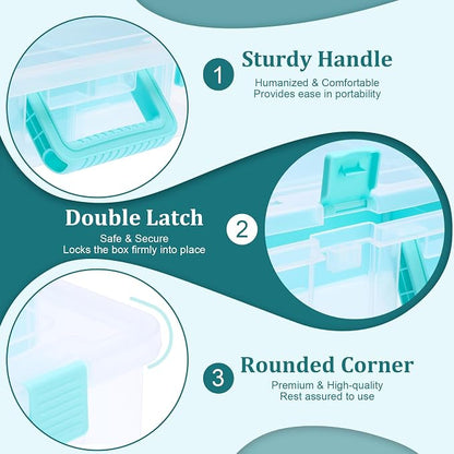 BTSKY Clear Plastic Dividing Storage Box - Image 9