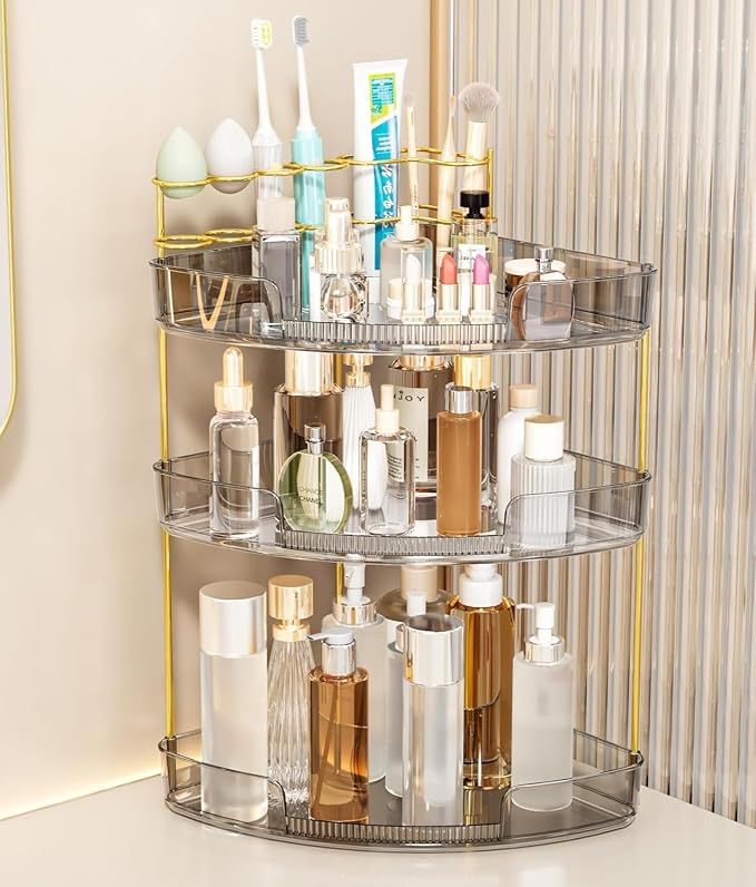 FELIZHOUSE 3-Tier Makeup Organizer by FELIZHOUSE