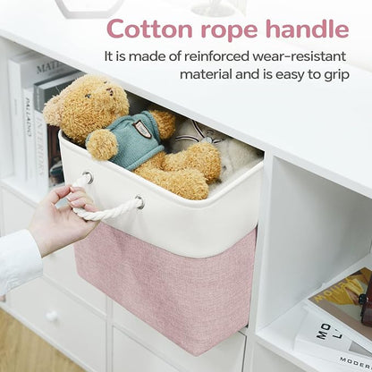 13x13 Inch Foldable Fabric Cube Storage Bins - Image 3