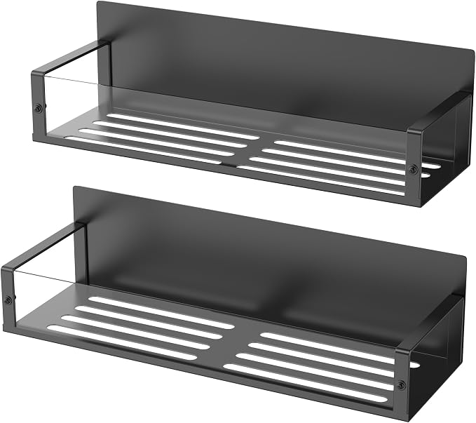 Metal Magnetic Spice Rack for Refrigerator Clear, 2 Pack | Magnetic Shelves - Image 5