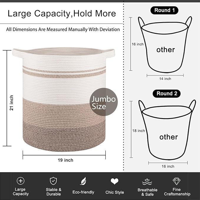 OIAHOMY 100L Laundry Hamper - Image 4