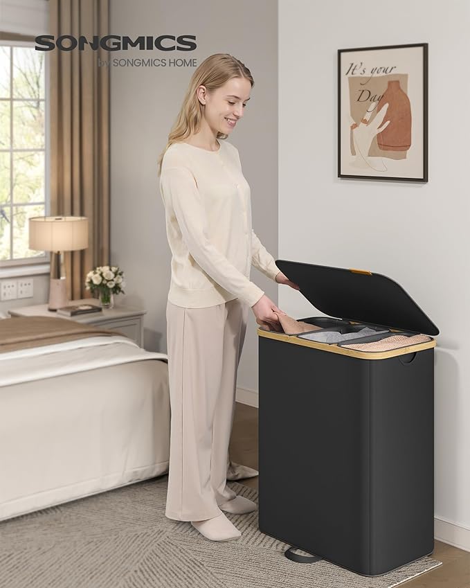 SONGMICS Laundry Hamper, Laundry Sorter - Image 2