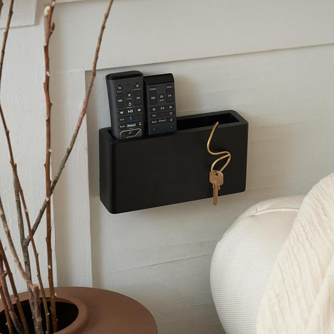 KIBAGA Premium Wooden Remote Control Holder - Image 2