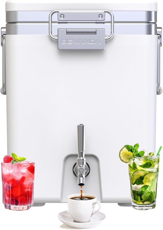Bevanda - Sperse 5 Gallon Drink Dispenser - Large Insulated Stainless Steel by Bevanda
