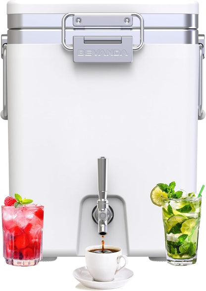 Bevanda - Sperse 5 Gallon Drink Dispenser - Large Insulated Stainless Steel by Bevanda
