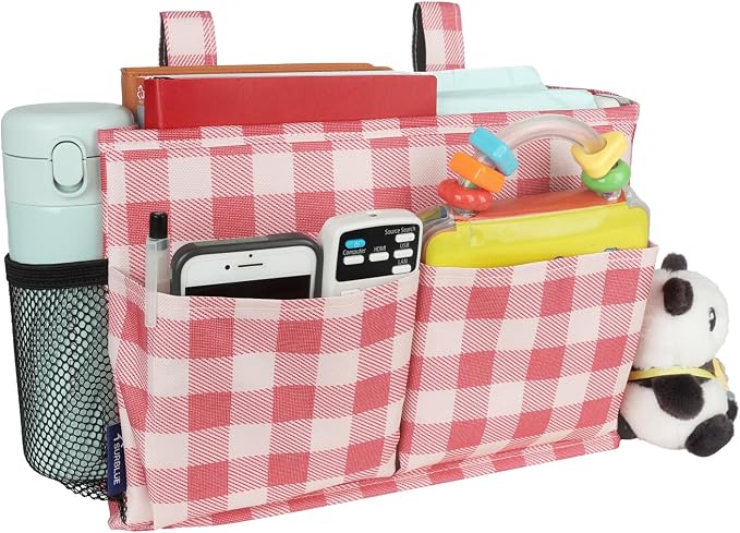 Surblue Bedside Caddy Hanging Bed Organizer Storage Bag Pocket by SURBLUE