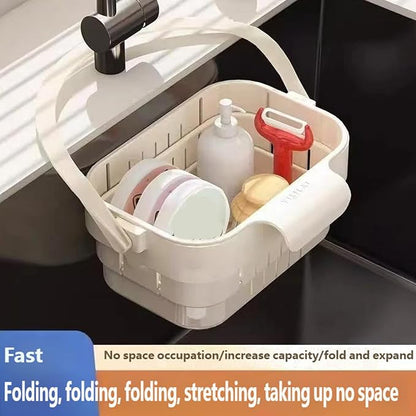 Expandable Foldable Sink Hanging Drain Basket Strainer Colander - Image 9