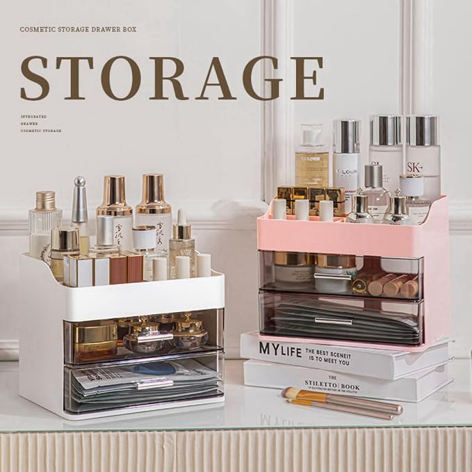 Pink Makeup & Skincare Organizer - Image 7