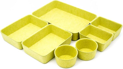 Welaxy Drawer organizers tray Felt storage bins office Desk dividers Morandi - Image 2