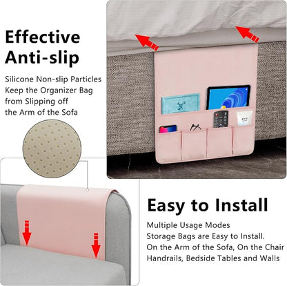 Remote Control Holder for Armchair，Couch Caddy Organizer TV Remote Holder for - Image 4