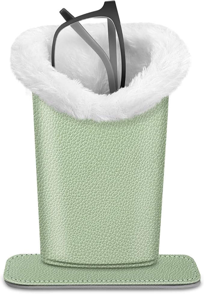 Fintie Plush Lined Eyeglasses Holder, Glasses Stand Case, Anti-scratch Glasses by Fintie