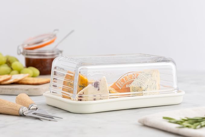 Kilner Cheese Store Airtight Cheese Storage, Removable Silicone Seal - Image 2