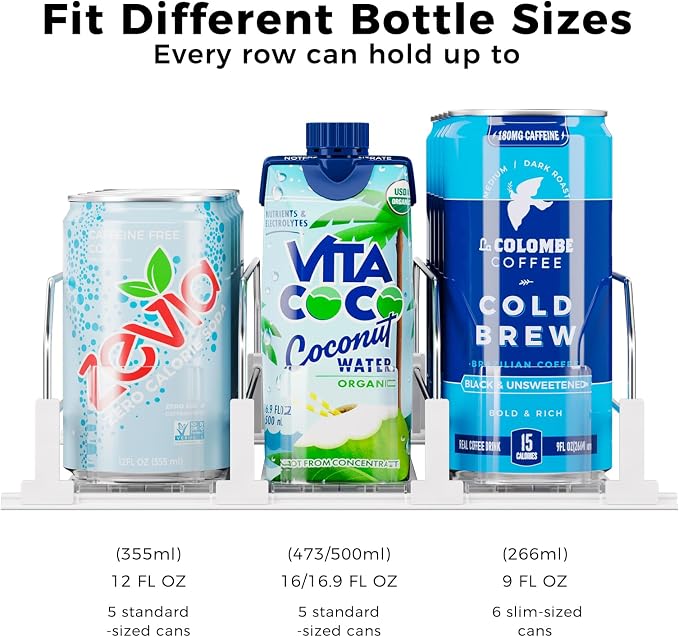 Puricon Drink Organizer for Fridge - Image 3