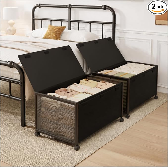 Fokyfok 2 Pack Under Bed Storage by Fokyfok