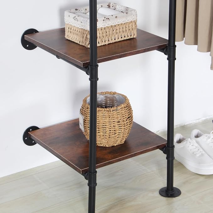 Industrial Pipe Clothing Rack - Image 5