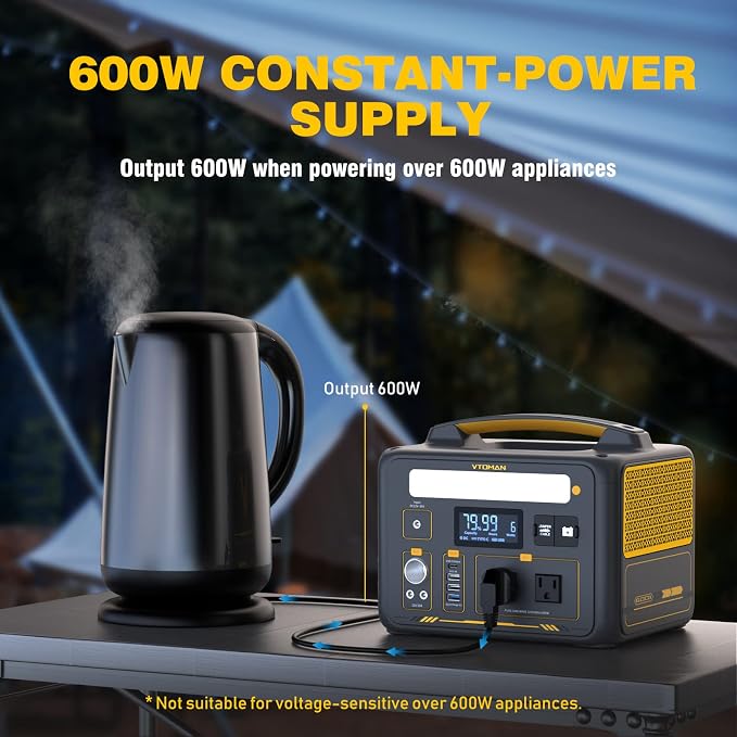 VTOMAN Jump 600X Portable Power Station - Image 6