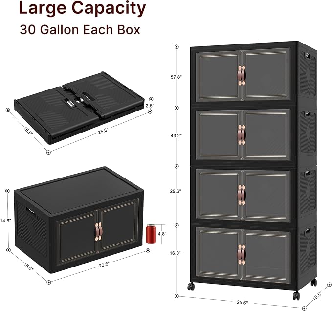 UAMFURI Stackable Storage Bins - Image 2