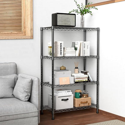 Xcity Storage Shelves, 4 Tier Heavy Duty Metal Shelving Unit, 1600 LBS - Image 2