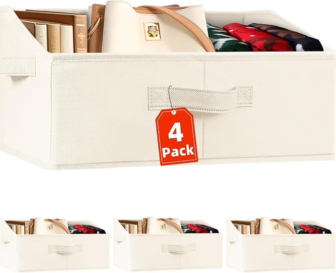 Criusia Closet Organizers Bins 4 Pack by Criusia
