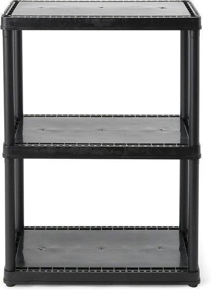 Gracious Living 33 Inch Heavy Duty 3-Shelf Light Duty Storage Shelf, Easy - Image 5