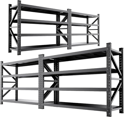 CCIOBTE 4-Pack 8000LBS Heavy Duty Garage Shelving by OrganizingStorageAssistant