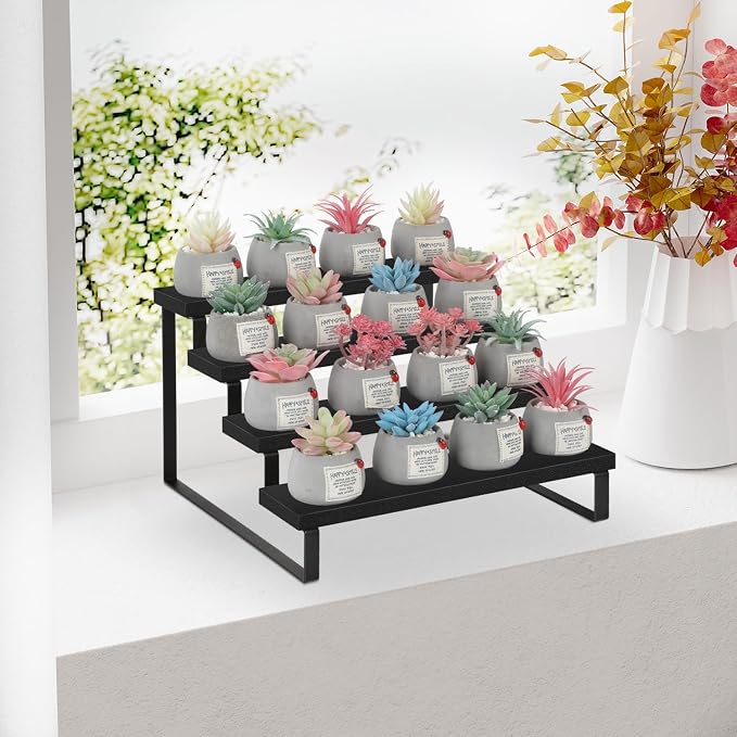 YINMIT Wooden Display Riser Stand, Tiered Perfume and Cologne Organizer Stand - Image 6