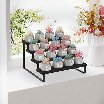YINMIT Wooden Display Riser Stand, Tiered Perfume and Cologne Organizer Stand - Image 6