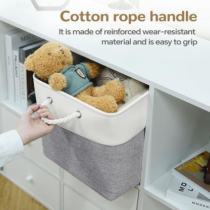 13x13 Inch Foldable Fabric Cube Storage Bins - Image 2