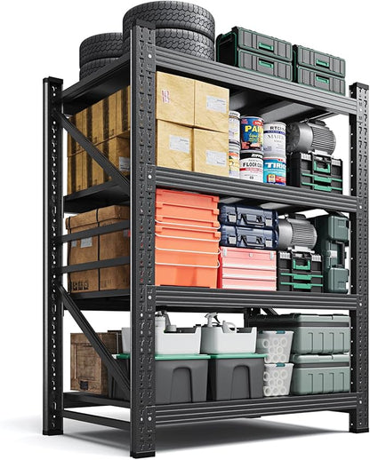 Letaya 2000LBS Storage Shelves Heavy Duty, 4 Tier Adjustable Utility Rack Shelf by LetayaMetalCabinets