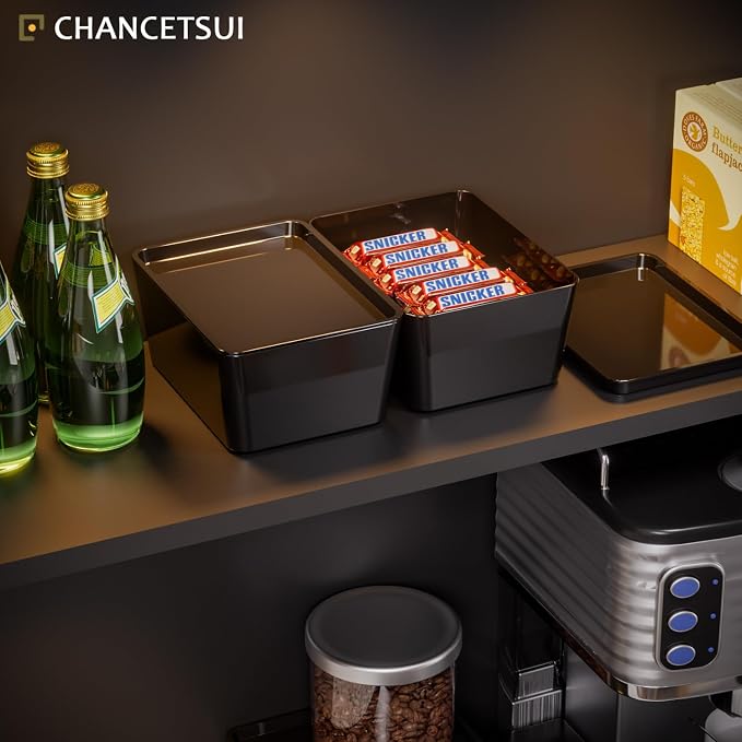 CHANCETSUI Storage Bins With Lids Plastic Containers: Multipurpose Stackable - Image 4