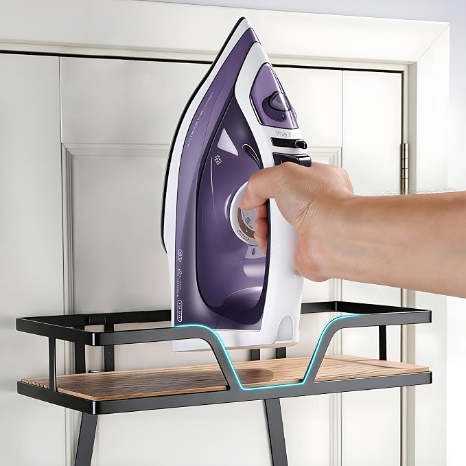 Ironing Board Holder Wall Mounted, 2-Layer Sturdy Iron and Ironing Board Hanger - Image 4