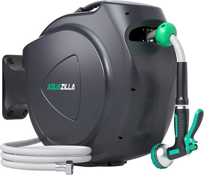 Retractable Garden Hose Reel by AQUAZILLA