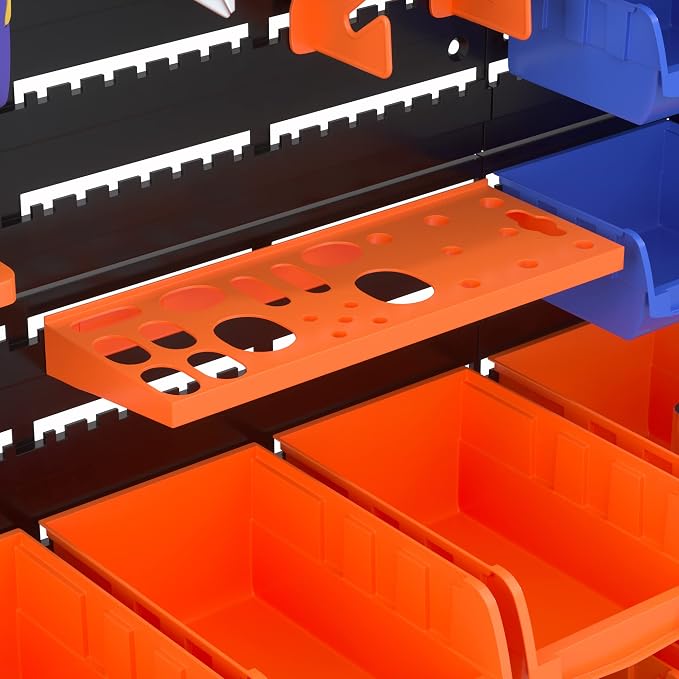 52PCS Wall Mounted Storage Bins Garage Storage Drawers - Image 9