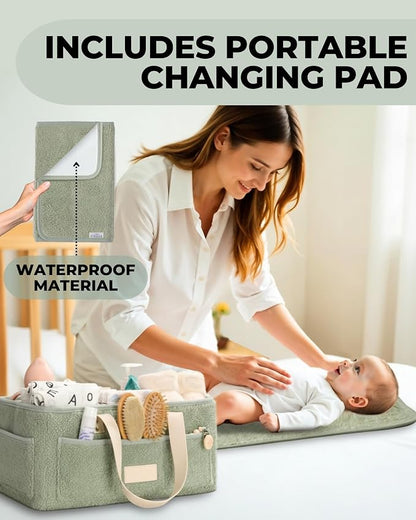 Baby Diaper Caddy Organizer - Image 2