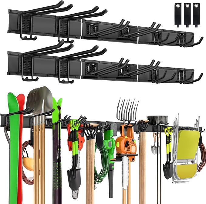 PIYILO Garage Wall Organizer, 96 in Garden Tool Organizer by PIYILO