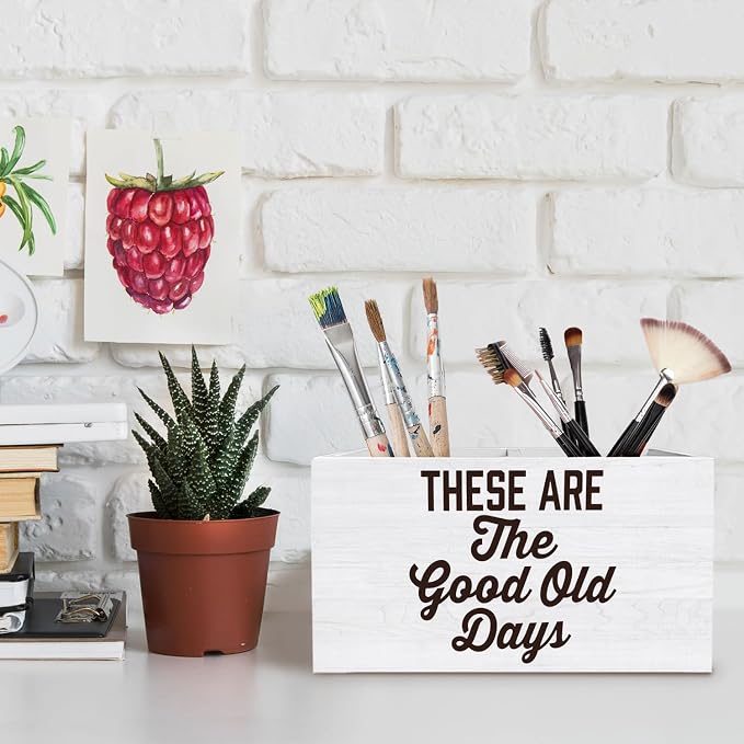 Inspirational Pen Holder for Desk, Motivational Quote Pencil Organizer - Image 4