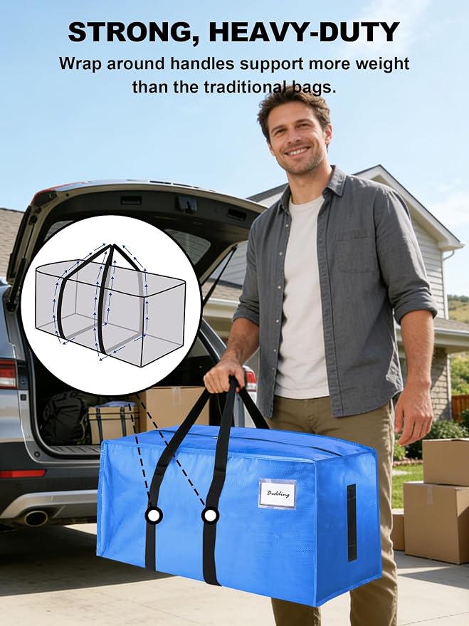 HOMESURE Supports 200lbs Heavy Duty Moving Bags - Image 2