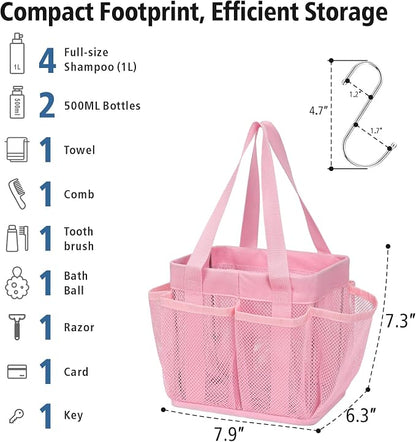 F-color Mesh Shower Caddy Portable - Image 6