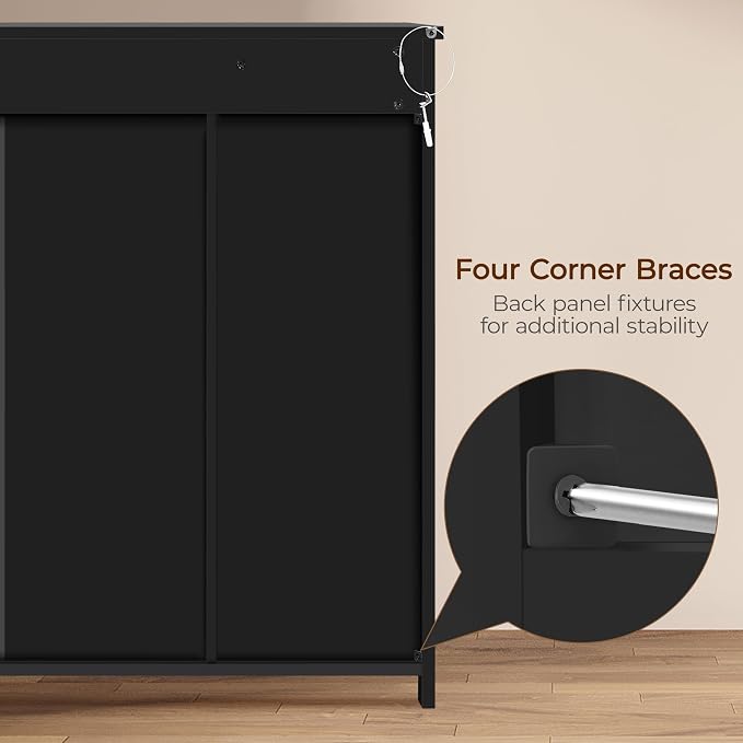 Yaheetech Small Bathroom Storage Cabinet - Image 7