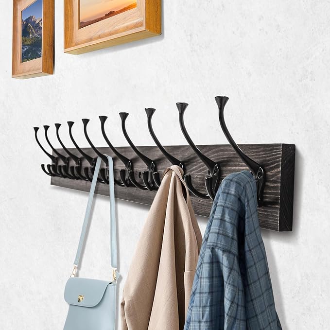 IBosins Wall Mounted Coat Rack - Image 3