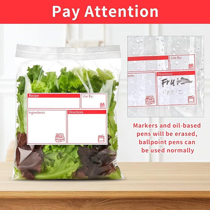 100pcs Labels for Freezer Bags Freezer Meal Labels - Image 3