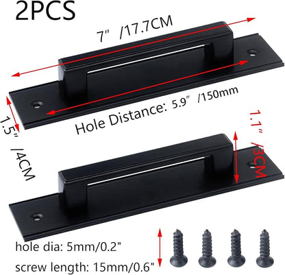 Back-Stick/Pre-Drill Closet Handle Sliding Door Pull Drawer Pulls Handle Barn - Image 2