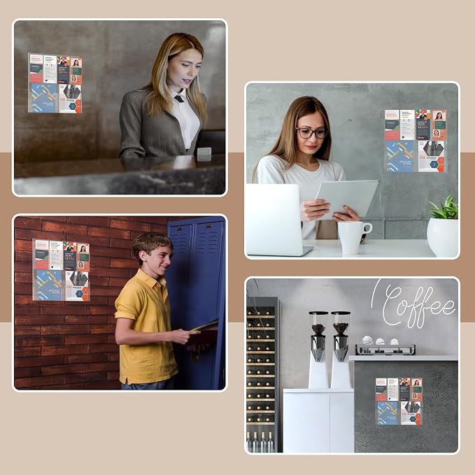 Acrylic Brochure Pamphlet Holder, 2 Magazine Holders and 4 Pamphlet Holders - Image 8