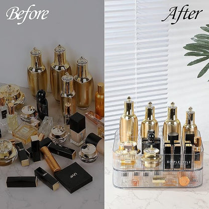 Makeup Organizer with Drawers Stackable Skincare Cosmetic Makeup organization - Image 5