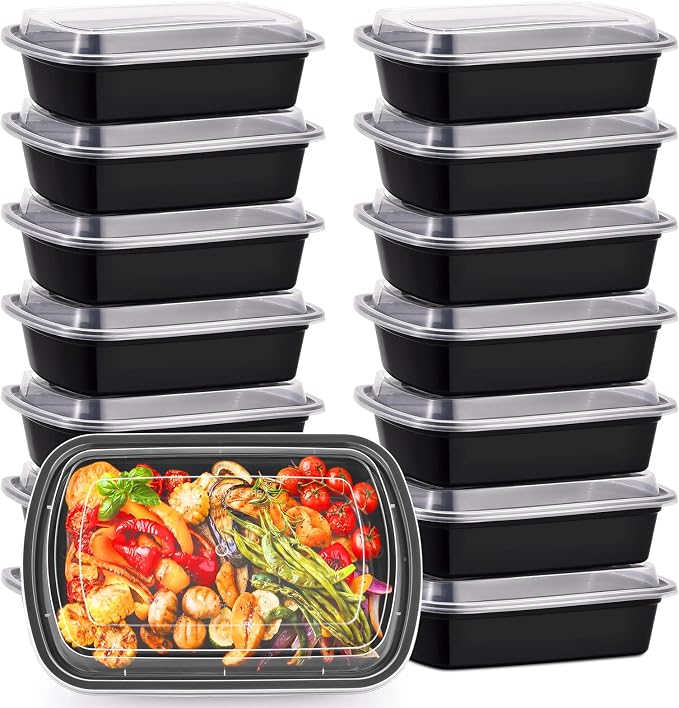 38oz Meal Prep Containers, Extra Large &Thick Food Storage Containers by Kitch%E2%80%99nMore