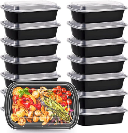 38oz Meal Prep Containers, Extra Large &Thick Food Storage Containers by Kitch%E2%80%99nMore