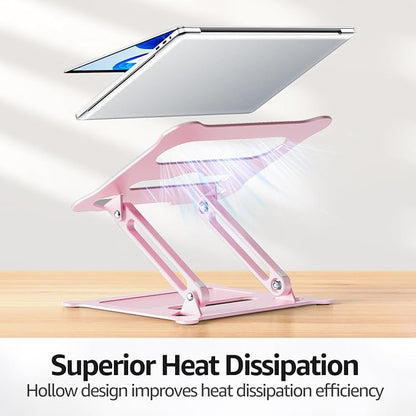 Urmust Laptop Stand for Desk Aluminum Computer Stand Riser Holder for Laptop - Image 6