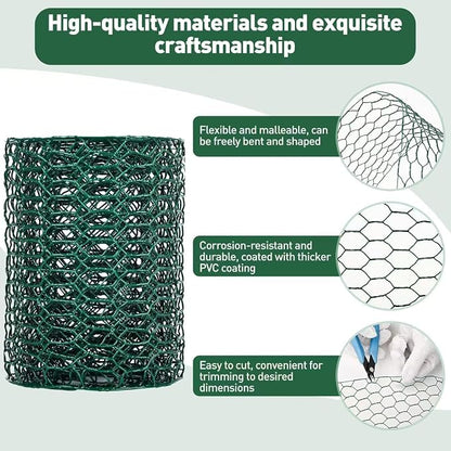 5 in×236 in Floral Wire Netting, Garden Fencing, Protect Plant & Decorate - Image 3