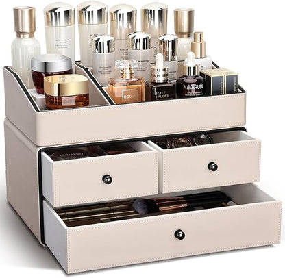 KINGFOM Leather Makeup Organizer - Image 2