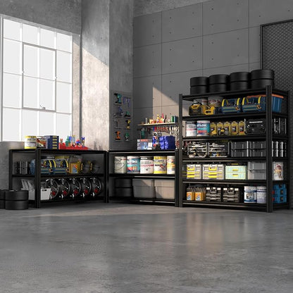6-Tier Heavy Duty Garage Shelving, 000 lbs Capacity Adjustable Metal Storage - Image 2